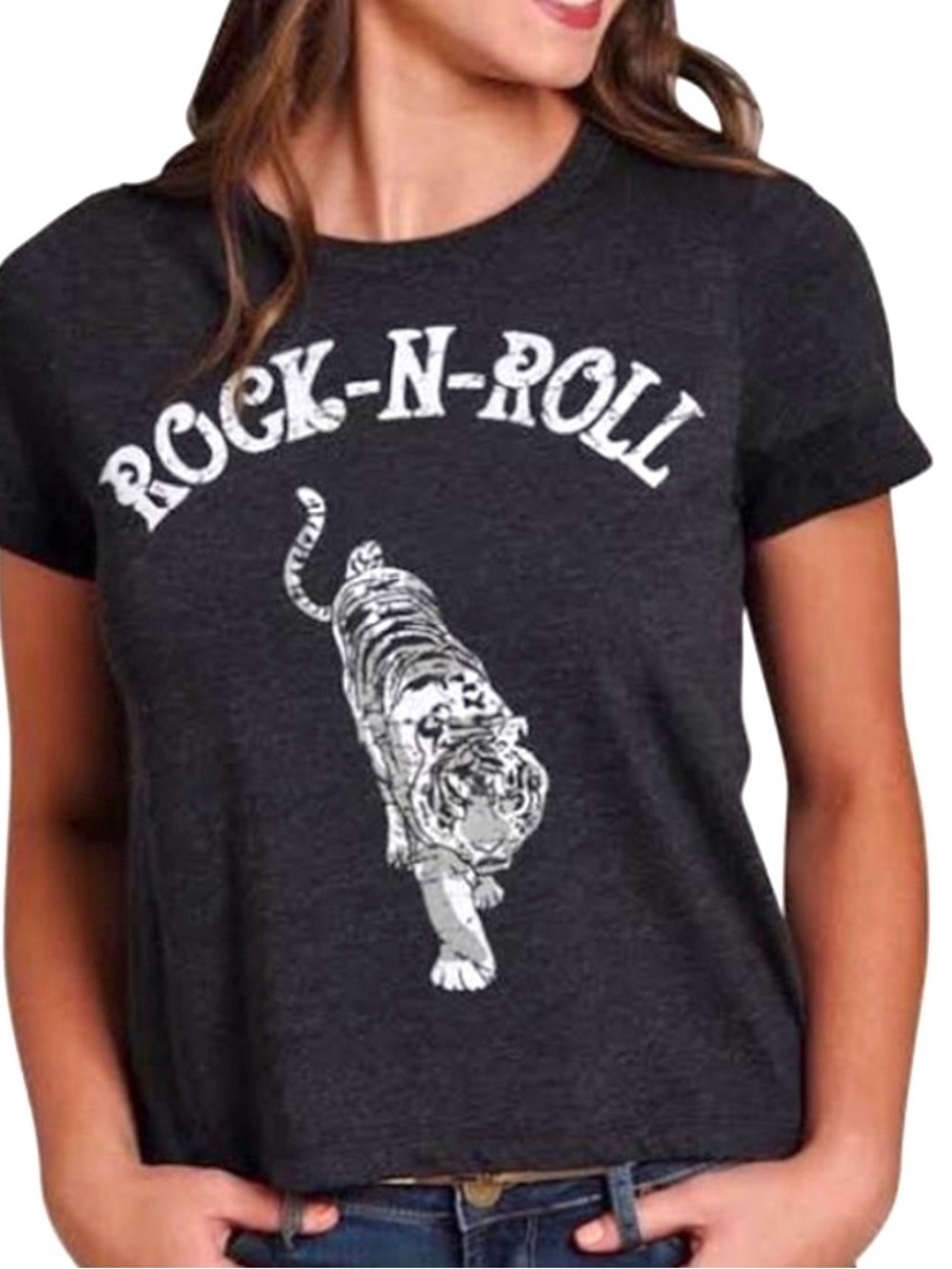 CHASER Rock-N-Roll Tiger Graphic Tee